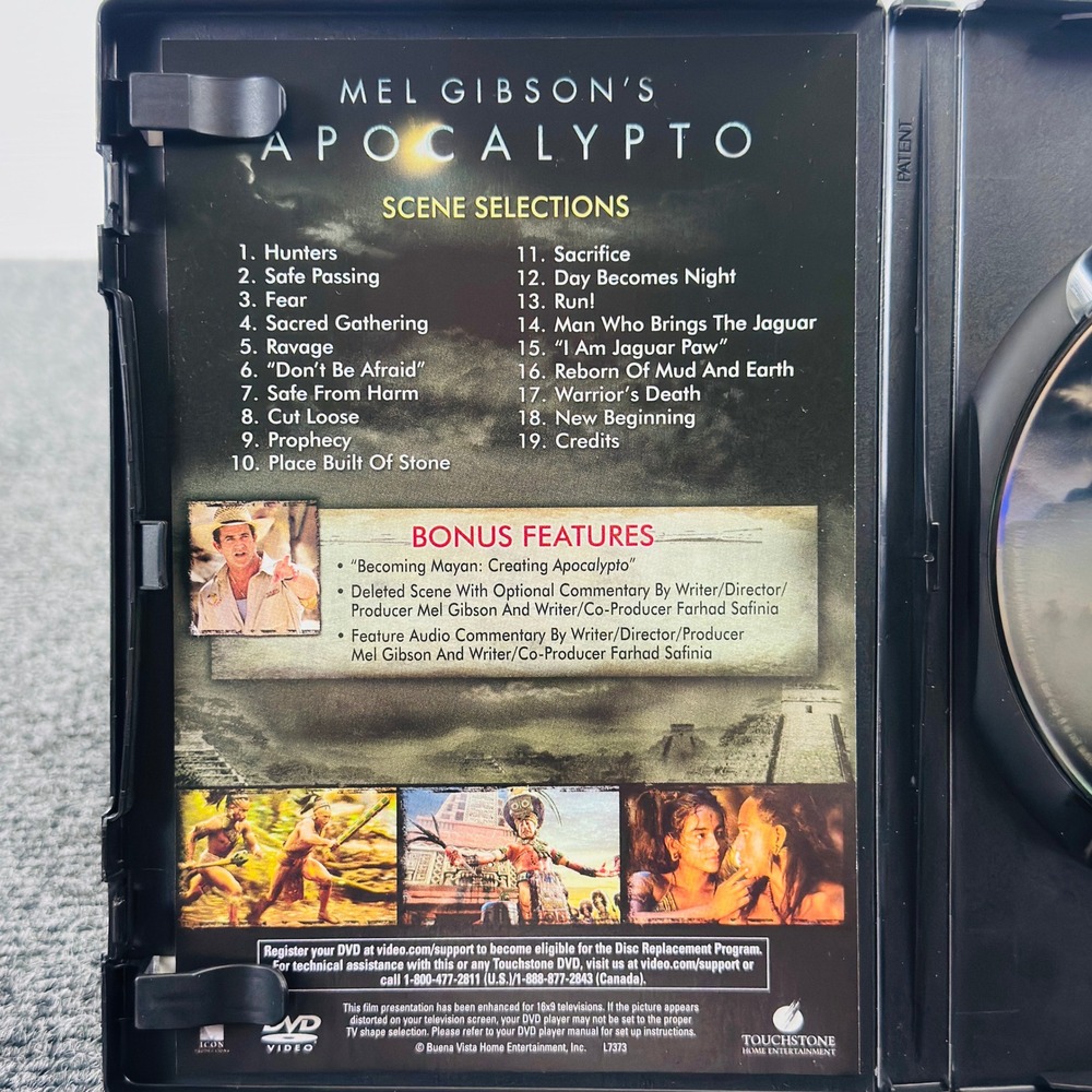 Apocalypto DVD Mel Gibson Mayan Action Adventure Widescreen 2007 - Picture 5 of 6